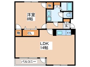 ブランドールＭの物件間取画像